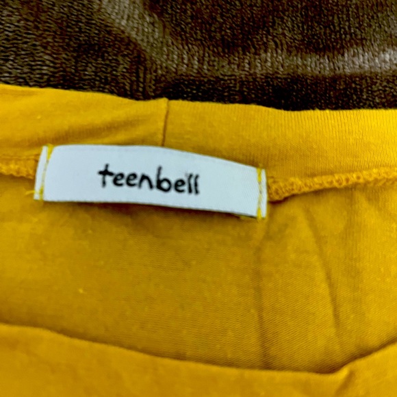 Yellow savage crop sleeve cut out tee - Picture 5 of 5